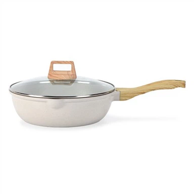 Medicinsk sten aluminium wok
